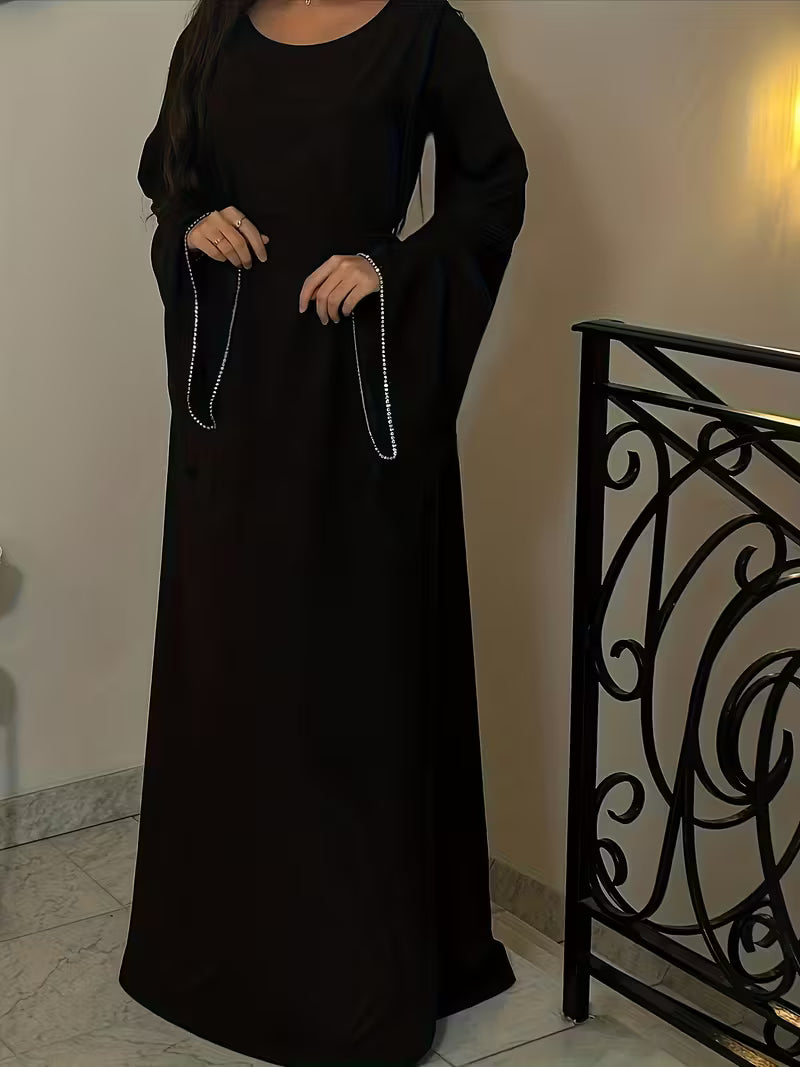 Kaftan entièrement noir