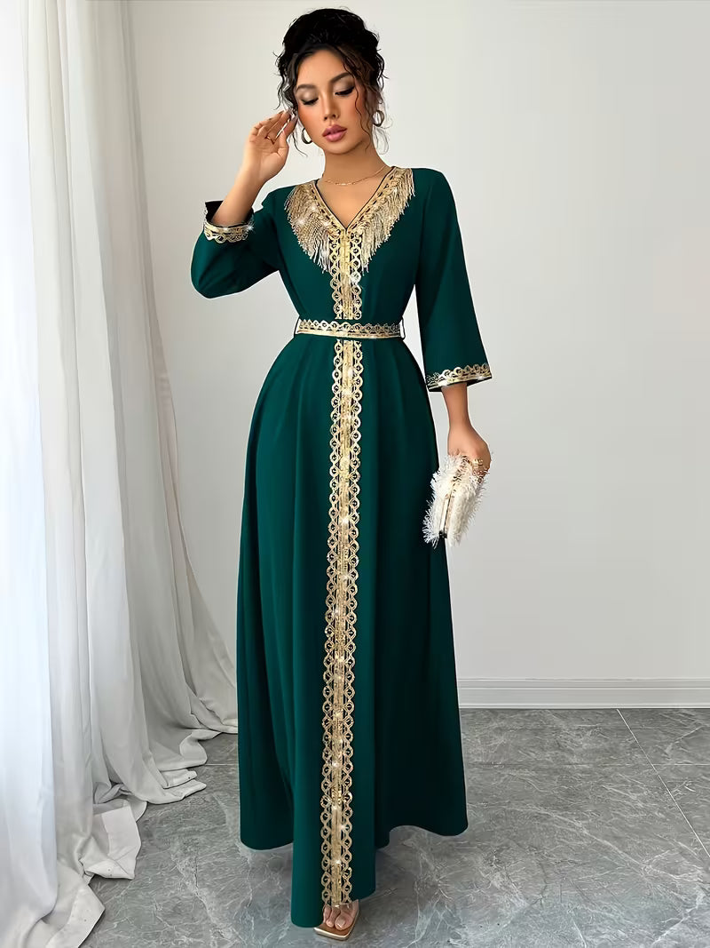 Kaftan vert foncé
