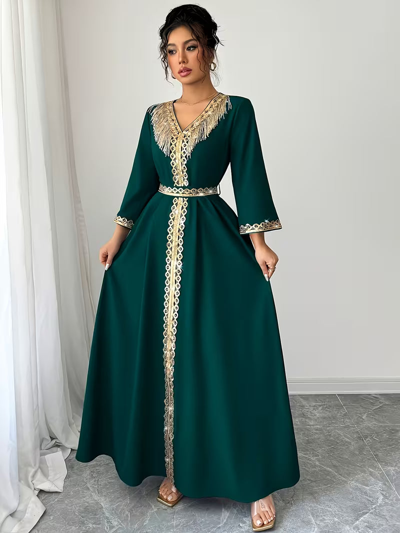 Kaftan vert foncé