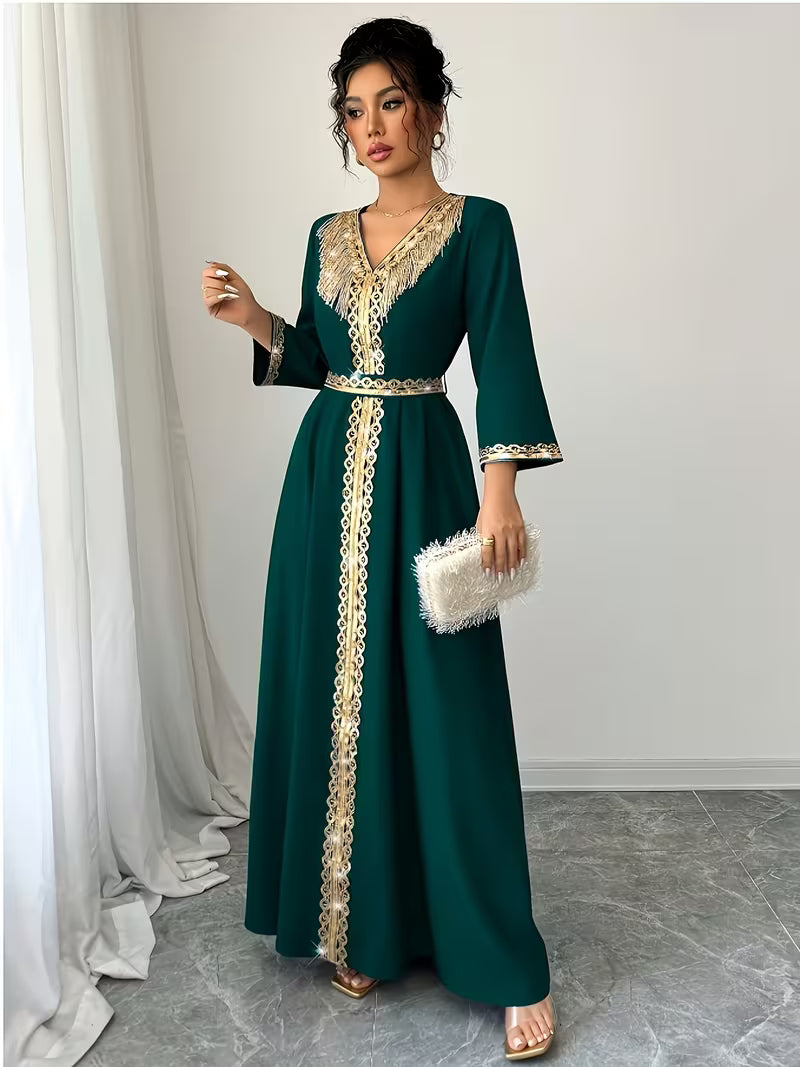 Kaftan vert foncé